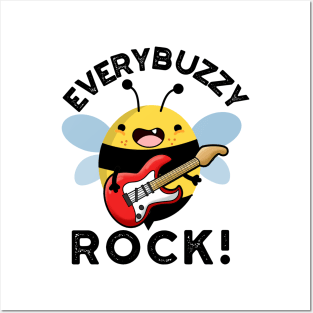 Every Buzzy Rock Funny Music Bee Pun Posters and Art